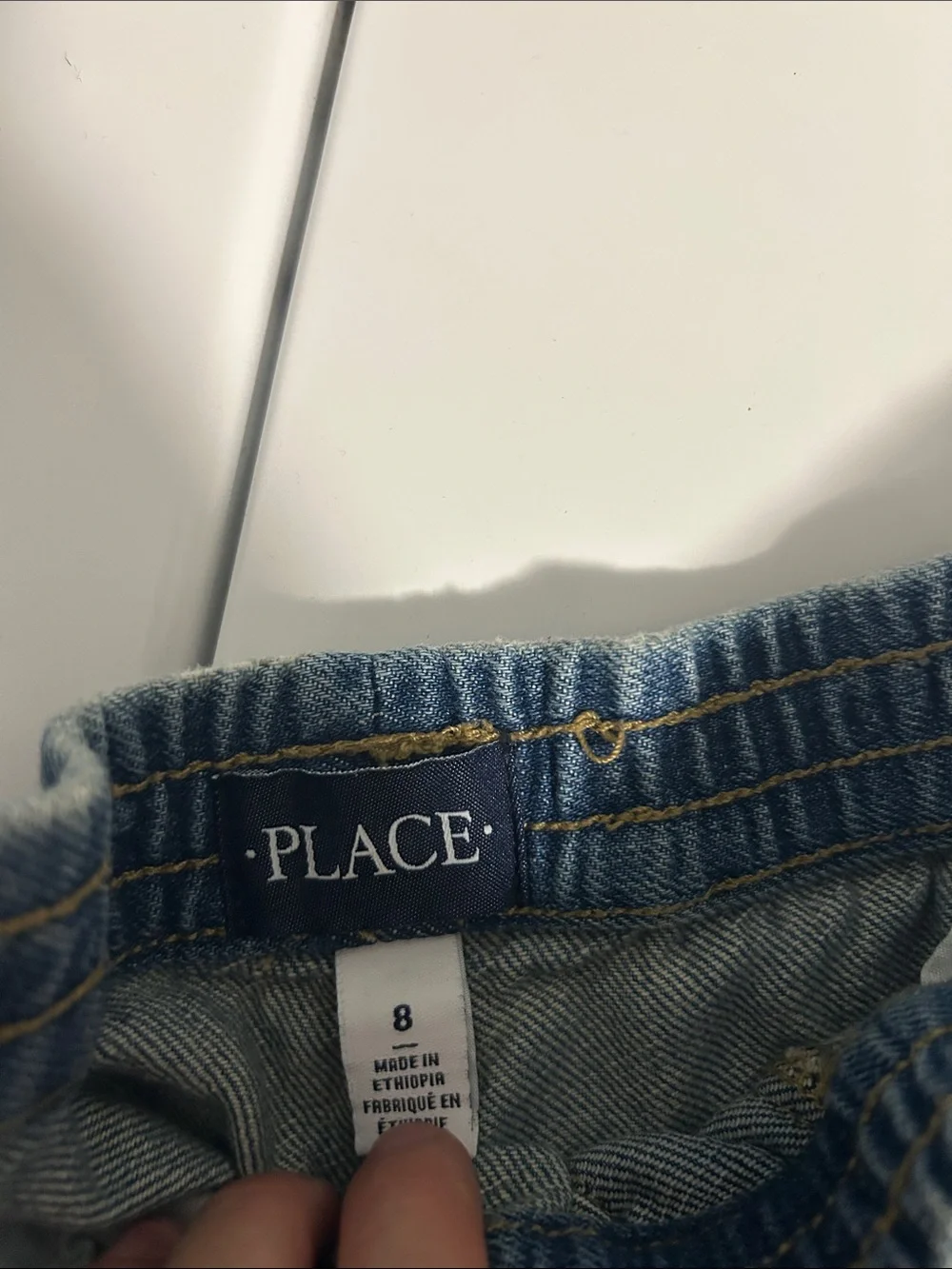 The Children's Place Light Blue Denim Cargo Shorts